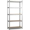 VOUNOT Scaffale Metallo Garage 90x40x180 cm, Scaffali Carichi Pesante, Scaffalature a 5 Ripiani Capacità 875 kg, per Officina, Magazzino, Ufficio