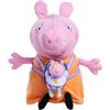 Simba Official PEPPA PIG, MUMMY PIG + EVIE plush soft toy for kids, fan favourit