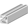 RS PRO Profilo in alluminio serie 2, 20 x 20 mm, 2 scanalature 5 mm, lunghezza 1000 mm