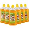 ALGA BIO Sapone Gel Bucato per Mano e Lavatrice, Detergente Concentrato a Base di Sapone Potassico Vegetale, Delicato sulla Pelle e Biodegradabile 6x1250ml