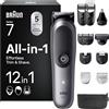 Braun Rifinitore All-in-One Series 7 AIO7546 + King C Gillette Balsamo Da Barba