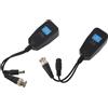 No Video Balun Passivo -CVI/TVI/AHD con Connettore di Alimentazione e Trasmett3282