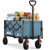 Sunula Carrello Pieghevole Piccolo 80L 100KG, Carrello Pieghevole Con Peso Ridotto, Car