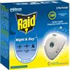 Raid Electrique Night&Day - Ricarica mosche zanzare, tigre, 240 ore, lotto di 3