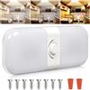 Does not apply Plafoniera LED 12v per Camper e Auto, Luci da Tetto Dimmerabili, 120 LEDs, 3 Col
