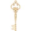 THUN Chiave in metallo con frangipane - Metallo - 2,5x8 cm