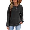 donna con cappuccio girocollo pullover materiale leggero design per tinta unit