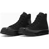 Converse 31318470 Converse All Star Squaretoe Hi "Black Monochrome" (Uomo)