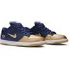 Nike CK3480-700 Supreme × Nike SB Dunk Low OG QS "Metallic Gold/Navy" (Men's)