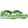 Nike DH3228-101 Supreme × Nike SB Dunk Low OG QS Gold Stars White/Mean Green (Men's)