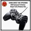 SANWA DIRECT 400-JYP62UBKX Gamepad USB 16 pulsanti XInput Turbo Windows nuovo