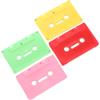 4 Pcs Cassetta D'epoca Nastro Audiocassetta Vuoto Cassette Vergini