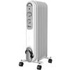 ARDES CURVY 7 AR4R07S Radiatore a olio 1500 W con 7 elementi, 3 livelli