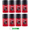 8 X Intesa Pour Homme Deodorante Stick o stick 75 ml + portachiavi