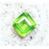 Peridoto Naturale Certificato GGL 4,55 Ct Gemma Sfaccettata Quadrata