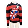 MC 2 Saint Barth The Rolling Stones Maglione uomo bocca Union Jack nuovo con etichetta