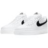 Nike Sneakers uomo Nike Air Force 1 Low '07 White Black Pebbled Leather (CT2302-100)