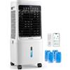 SereneLife Raffrescatore Evaporativo e Ventilatore Portatile, 2882 m³/h Flusso d'aria, Serbatoio 25 Litri Rimovibile, Raffrescatore con Luce LED, Funzione Ghiaccio, per Casa e Ufficio