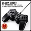 SANWA DIRECT 400-JYP62UMBKX USB Gamepad 16 pulsanti XInput Turbo Windows nuovo