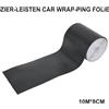 Vinile Adesivo 10m 8cm 1roll Accessori Auto Calcomania Opaco Nero per parti