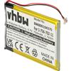 vhbw Batteria per Sony NW-A808B, NW-A808, NW-A806V, NW-A806W, NW-A806P 750mAh 3,7V