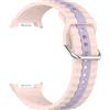 Comodo Cinturino Silicone Striscia Verticale per Samsung Watch8 Classic