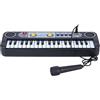 TrAdE Shop Traesio MINI TASTIERA GIOCATTOLO 37 TASTI MINI PIANO CON 24 FUNZIONI DEMO CON MICROFONO
