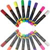 TrAdE Shop Traesio 12 PENNARELLI GESSO LIQUIDO COLORI BRILLANTI FLUO PER LAVAGNE FINESTRE VETRI