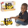 TrAdE Shop Traesio MULETTO GIOCATTOLO PER BAMBINI CON PEDANA CASSA 25CM CANTIERE MEZZO DA LAVORO