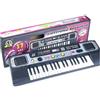 TrAdE Shop Traesio PIANOLA MULTIFUNZIONE CON MICROFONO 37 NOTE TASTIERA CON 24 DIMOSTRAZIONI SOUND