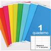TrAdE Shop Traesio QUADERNO MAXI A4 A RIGHE RIGA A 1 2 ELEMENTARI 80 GRAMMI NUMERO FOGLI 80+R COLOR