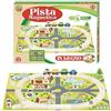 TrAdE Shop Traesio PISTA MAGNETICA IN LEGNO PERCORSO MACCHININE GIOCATTOLO GIOCO PER BAMBINI +3ANNI