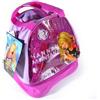 TrAdE Shop Traesio CESTINO PRANZO ZAINETTO PORTA MERENDA HANNA MONTANA 20x13x19CM FUXIA E LILLA