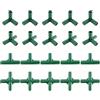 20 pezzi connettori telaio 16 mm giunti raccordi edifici giunti serra verde #
