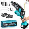 Mini Motosega Batteria 6 Pollici 21V 2 Batterie Oliatore Automatico Portatile CH