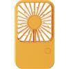 Ventilatore tascabile USB compatto 13x7,5x2,5 cm 6 pale 3 raffreddamen