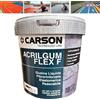 Colorificio Carson Guaina Liquida Impermeabilizzante Fibrata Pedonabile Alta qualità Acrilgum Flex