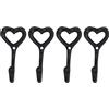 Iron Heart Robusto E Alla for moda da Parete Cappotto Ganci Contiene Abbigliamento e