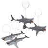 4 Sets Squalo Galleggiante Per Acquario Di Pesci Aquarium Floating Ornament