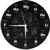 No Tavola Periodica Dei Simboli Art Elements Parete Chimici Orologio da Parete9903
