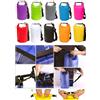 TrAdE Shop Traesio BORSA SACCO WATERPROOF 15L COPRENTE COLORATO IMPERMEABILE PER PISCINA MARE BARCA