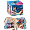 Geobra brandstatter gmbh & co. kg PLAYMOBIL Casa delle Bambole Portatile 70985 con Maniglia per Il Trasporto, Pieg