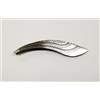 TrAdE Shop Traesio 2 PINZETTE ACCIAIO INOX CURVA OBLIQUA SOPRACCIGLIA PINZA PRECISIONE DEPILAZIONE