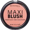 Rimmel London Fard in Polvere Maxi Blush, Powder Blush Pesca a Lunga Durata, For
