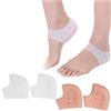 TrAdE Shop Traesio COPPIA PROTEZIONE SILICONE GEL SALVA TALLONE PLANTARI SOTTOPIEDE SCARPE TACCHI