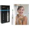 MaxTech SPAZZOLINO ELETTRICO RICARICABILE PROFESSIONALE CON 2 TESTINE GEMEI GM-906