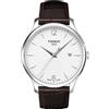 TISSOT T-Classic Tradition Orologio Uomo T063.610.16.037.00 Acciaio, Data, Pelle