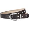 Cintura donna con cinturino in PU larghezza 2,3 cm con di fibbia a