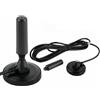 TrAdE Shop Traesio ANTENNA PORTATILE DVB-T TV 3.5 DB PORTATILE PER AUTO CAMPER CALAMITATA CAVO 3,5M