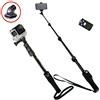 TrAdE Shop Traesio ASTA PER SELFIE BASTONE REGOLABILE TELESCOPICO ESTENSIBILE BLUETOOTH SMARTPHONE